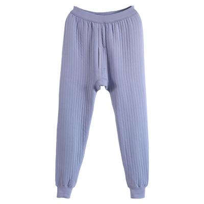 男士纯棉加肥大码高腰中厚保暖裤