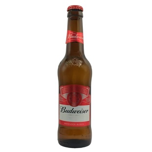 百威啤酒Budweiser 330ml*24瓶整箱国产玻璃瓶拉格黄啤酒11月产