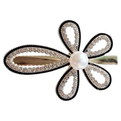 蝴蝶结发夹珍珠精致独特女士儿童
