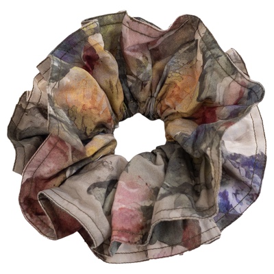 法式复古油画风晕染大肠发圈头绳