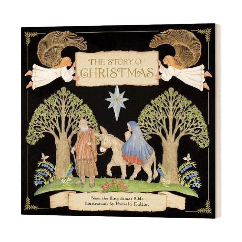 圣诞节的由来 英文原版绘本 Story of Christmas 精装全彩图画故事书 Pamela Dalton 英文版 进口英语原版书籍