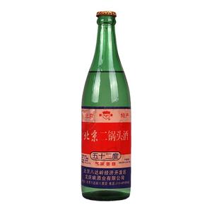 陈年老酒1997年库存清香型纯粮酒52度500ml*6瓶北京二锅头八达岭