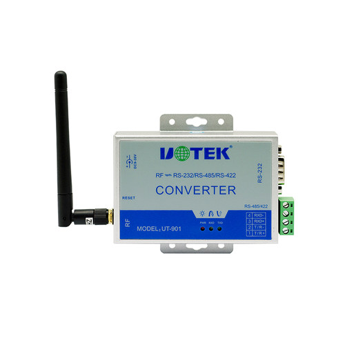 宇泰(UTEK)工业级433MHz载波转RS-232/485/422模块正品UT-901