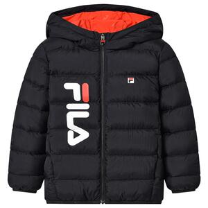 FILA斐乐童装儿童轻薄羽绒服2023季新款秋冬男童女童保暖短款外套