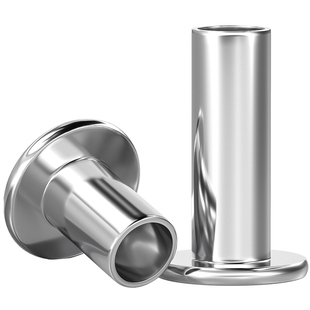 GB875 304不锈钢平头半空心铆钉/平圆头空心铆钉M2M2.5M3M4M5M6mm