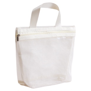 旅行网格化妆包便携式大容量洗漱收纳包旅行洗澡手提网兜杂物袋子