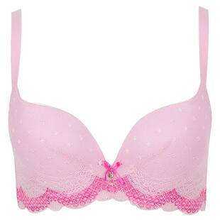 古今性感蕾丝聚拢上托侧收文胸清新糖果色内衣女 0H8061