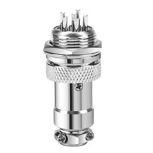 航空插头12MM GX12 2芯3芯4芯5芯7芯 插座航空插头 接插件连接器