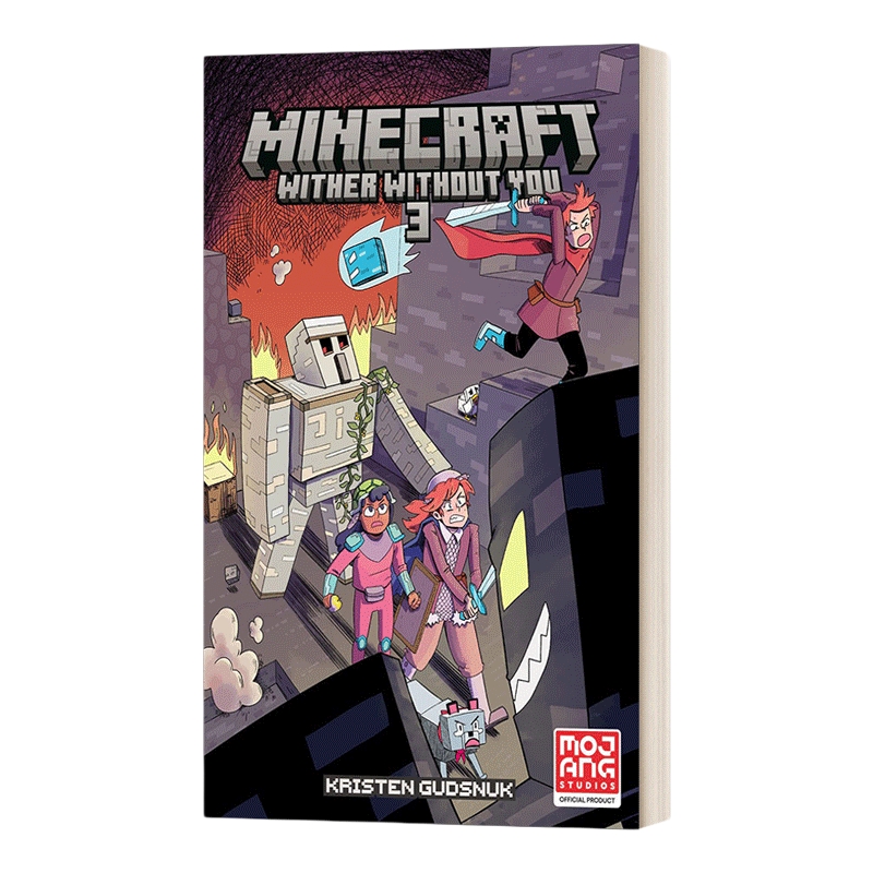 英文原版 Minecraft Wither Without You Volume 3我的世界凋零3官方漫画小说英文版进口英语原版书籍