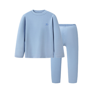 三枪男童保暖内衣套中厚亲肤安全朵绒棉小樽领打底秋衣秋裤29577D