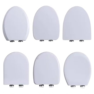 通用鹰牌马桶盖老款鹰卫浴申牧王创佳老式坐厕加厚缓降坐厕板配件