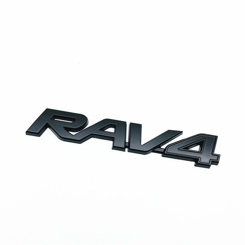 适用于个性RAV4金属4WD后尾标贴