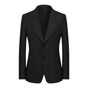 布加成衣高定白色西装男套装意大利风格戗驳领新郎结婚西装外套男