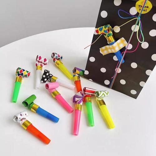 可爱吹龙哨子创意儿童玩具伸缩口哨吹吹卷小宝宝生日派对助兴喇叭