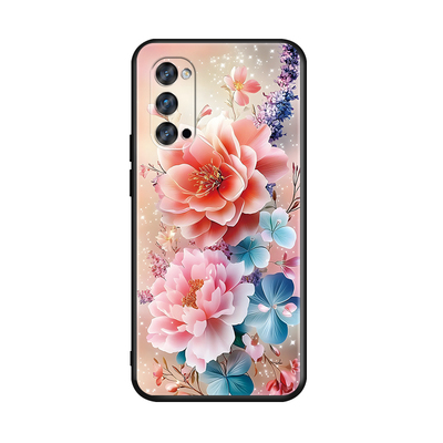 秋昊适用于OPPOReno4Pro手机壳pdnm00防摔保护套opporeno4pro樱花雨pdnm00高颜值oppo舒适手感opporeno4pro热