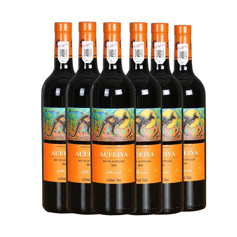 澳洲进口红酒袋鼠干红葡萄酒