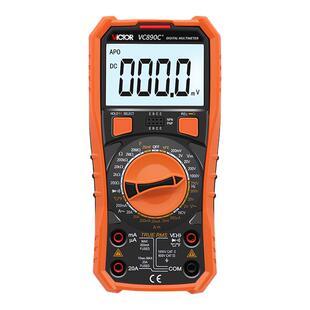 正品胜利万用表VC890D\VC890C+数字万用表高精度万能表电容防烧