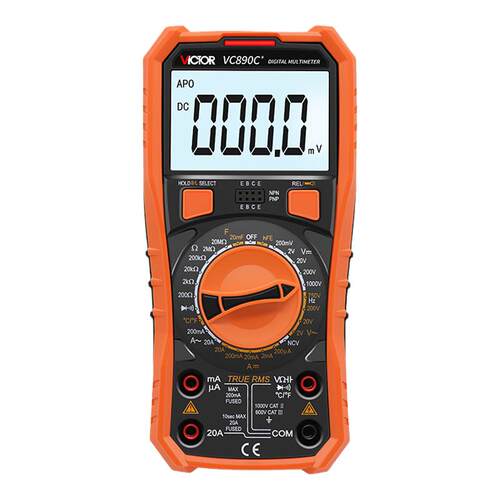 正品胜利万用表VC890D\VC890C+数字万用表高精度万能表电容防烧