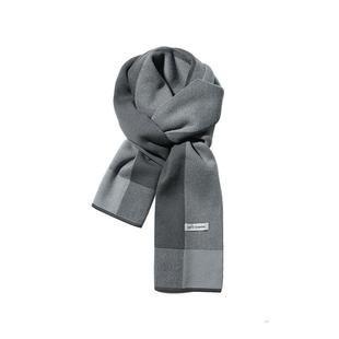 围巾男女秋冬季2023新款男士保暖灰围脖高级感送男友生日礼物礼盒