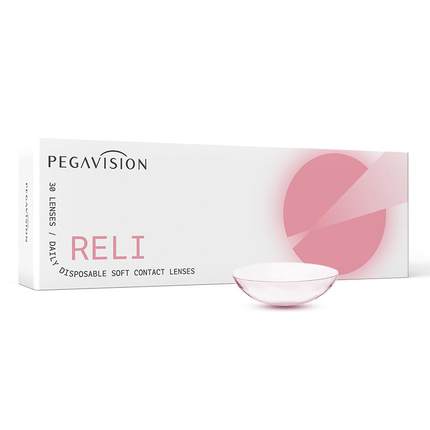 【小粉片】晶硕维他命B12近视隐形眼镜透明日抛30片水润舒适