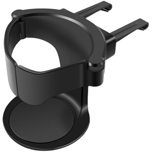 车载水杯架杯托茶饮料架汽车用空调出风口烟灰缸固定架座器多功能