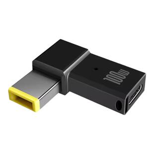 适用于联想笔记本电源适配器转接头Typec母转方口Usb-C转联想方口