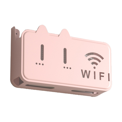 WIFi路由器收纳盒壁挂式免打孔