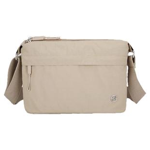 斜挎布包女朗巴奴时尚百搭帆布包轻便防水单肩包散步尼龙布小背包