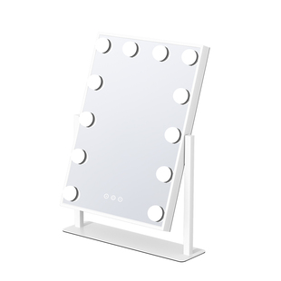 网红led化妆镜带灯台式直播补光梳妆镜宿舍梳妆台化妆镜台式桌面