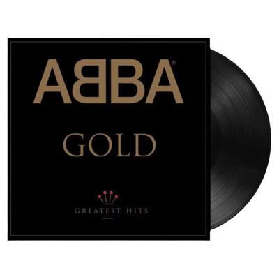 正版 ABBA阿巴合唱团 Gold Back To Black首批带编码 黑胶2LP唱片