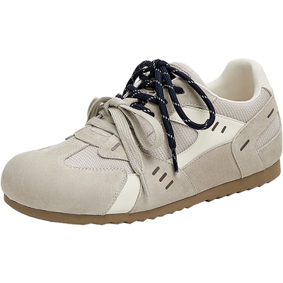 TATA他她复古休闲德训鞋女鞋透气阿甘鞋通勤运动鞋春新款CR301AM5