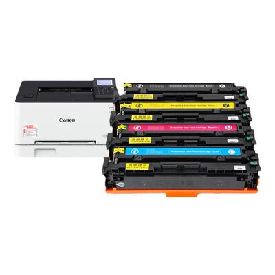 适用佳能mf645cx硒鼓CRG054 MF643Cdw打印机粉盒MF641Cw LBP621Cw LBP623Cdn/Cdw彩色MF642Cw墨盒 [兮夜1984]