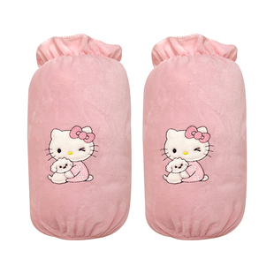 儿童卡通刺绣袖套冬季新款小女孩羽绒服护袖头男宝宝可爱保暖套袖