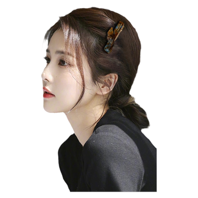 精致碎发夹简醉醋酸发夹法式