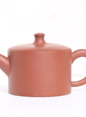 半手工朱泥大开口功夫茶壶