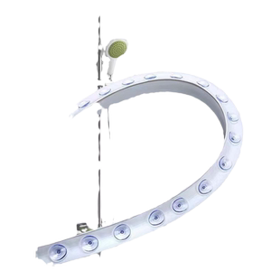 吸盘式挡水条浴室卫生间挡水板可移动可拆卸干湿分离挡水神器