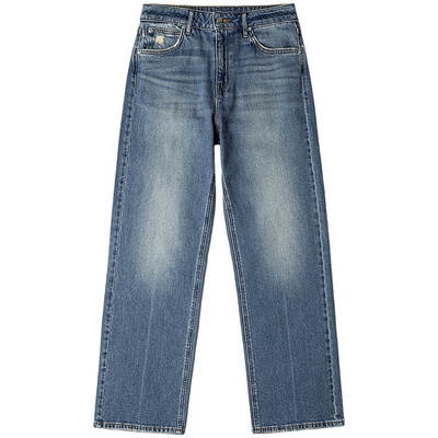 【张凌赫代言】Lee商场同款429标准直脚中浅蓝女牛仔裤潮流A09419