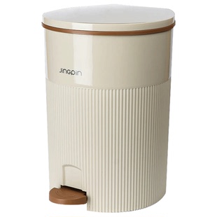 18L卫生间垃圾桶家用厕所客厅带盖大号容量客厅脚踏缓降专用桶