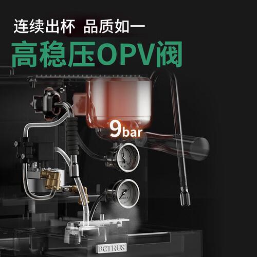柏翠petrus PE3900意式半全自动咖啡机家商用浓缩小型一体打奶泡