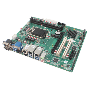 全新H110mATX小母板 6/7/8/9代CPU4网工控机主板多PCI扩展多网卡