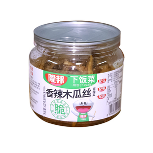隆邦香辣木瓜丝下饭菜酱菜凉拌菜开味拌饭配粥腌制菜木瓜丁条咸菜