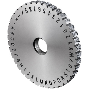 手动打标钢印字轮配件打码麻点线条字盘字高2/2.5/3/4/5/6mm可选