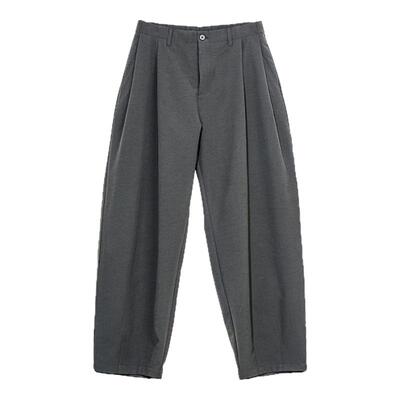 JUPSTUDIO纯色宽松垂感直筒西裤