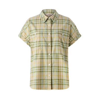 ELAND衬衫复古格纹短袖