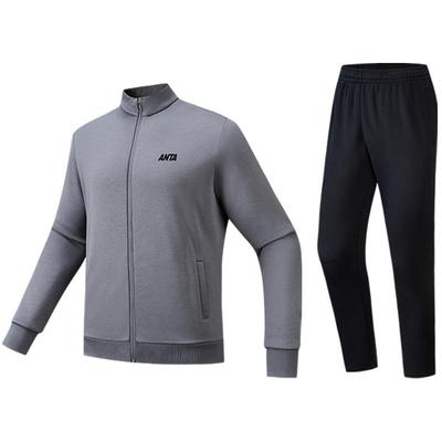 安踏运动套装男士秋季立领外套