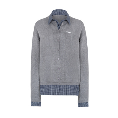 Liilou羊毛针织衫假两件