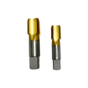 含钴镀钛管螺纹直槽丝锥G ZG NPT RC PT1/16 1/8 1/4 3/8 1/2 3/4