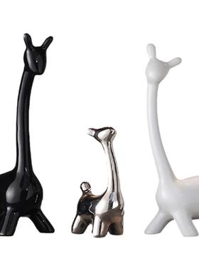 客厅乔迁新居礼品轻奢鹿摆件