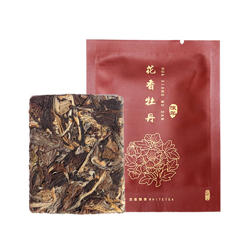 花香福鼎荒山老白茶陈年2012年白牡丹小茶饼小包装饼干茶100片装