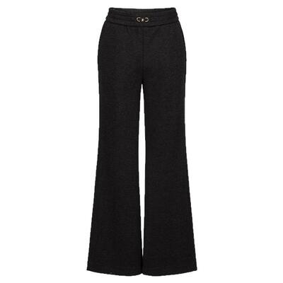 JAN AN NO 简爱诺厚款深灰色毛呢休闲裤长裤秋冬新款 J2470242DK